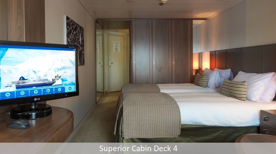 Deck 4 Superior 2 Deck 4 Superior 2 Cabin Interior