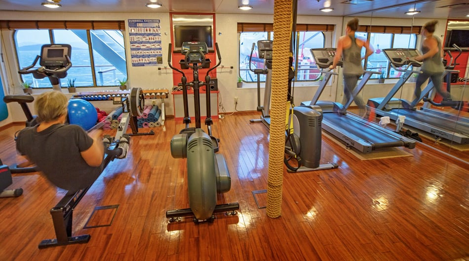 Gym Interior of the Gym on the Heritage Adventurer