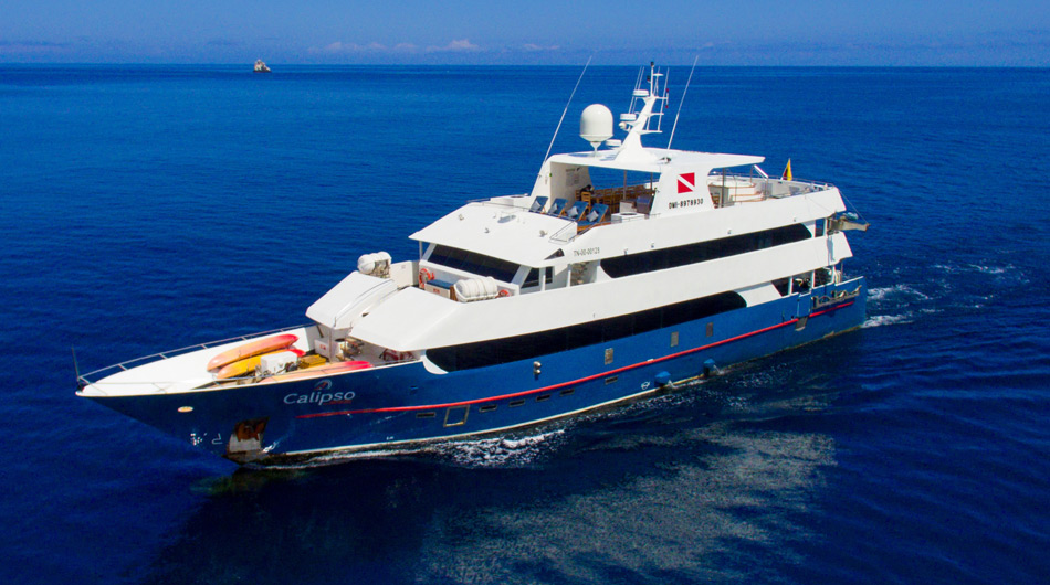 Calipso yacht exterior, Galapagos cruise Calipso yacht exterior, Galapagos cruise