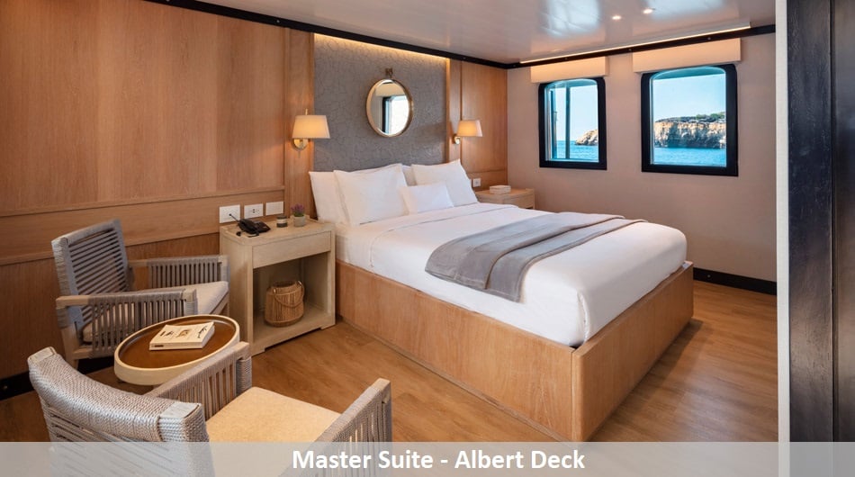 Grace Yacht, Galapagos Islands - Master Suite Grace Yacht, Galapagos Islands - Master Suite