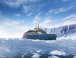 Le Commandant Charcot in Antarctica