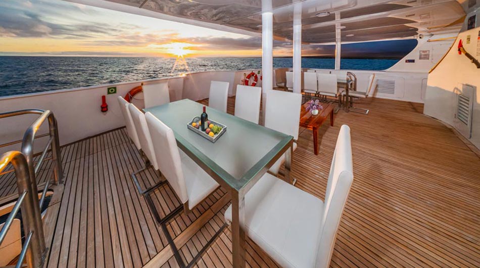 Treasure of the Galapagos Upper Deck Terrace Treasure of the Galapagos Upper Deck Terrace