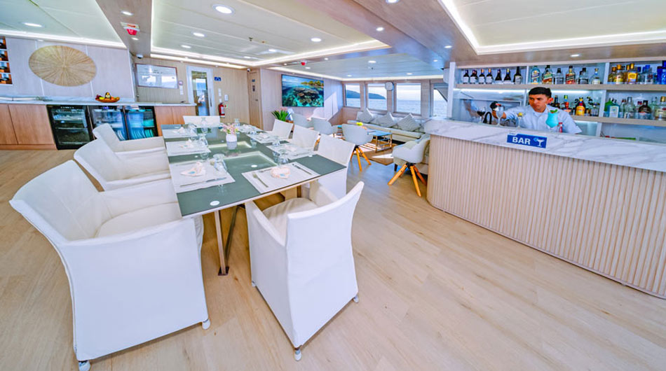 Treasure of the Galapagos Dining Area Treasure of the Galapagos Dining Area
