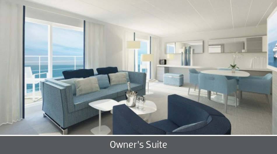 Le Lyrial Owner's Suite Interior Le Lyrial Owner's Suite Interior