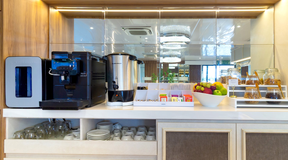 M/C Monique Catamaran coffee station M/C Monique Catamaran coffee station