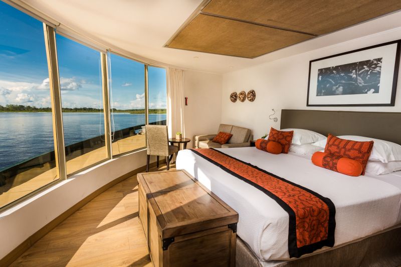 Delfin cabin, Amazon River cruise