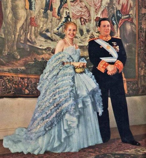 Portrait of Juan Domingo and Eva Perón