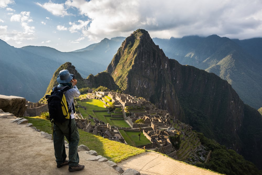 Hike to the Machu Picchu in Peru.