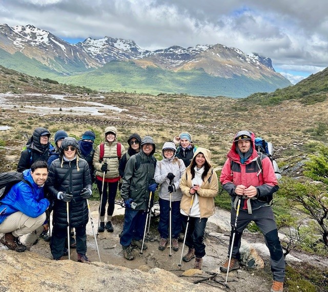 group of hikers in Ushuaia Argentina