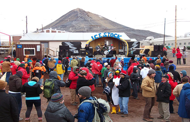 a party at McMurdo Station a party at McMurdo Station