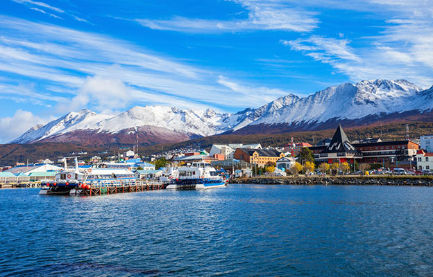 The port of Ushuaia 