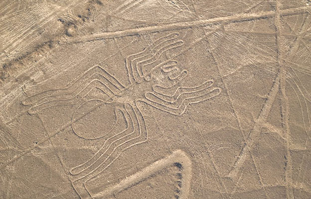 Aerial view of the Nazca lines Aerial view of the Nazca lines