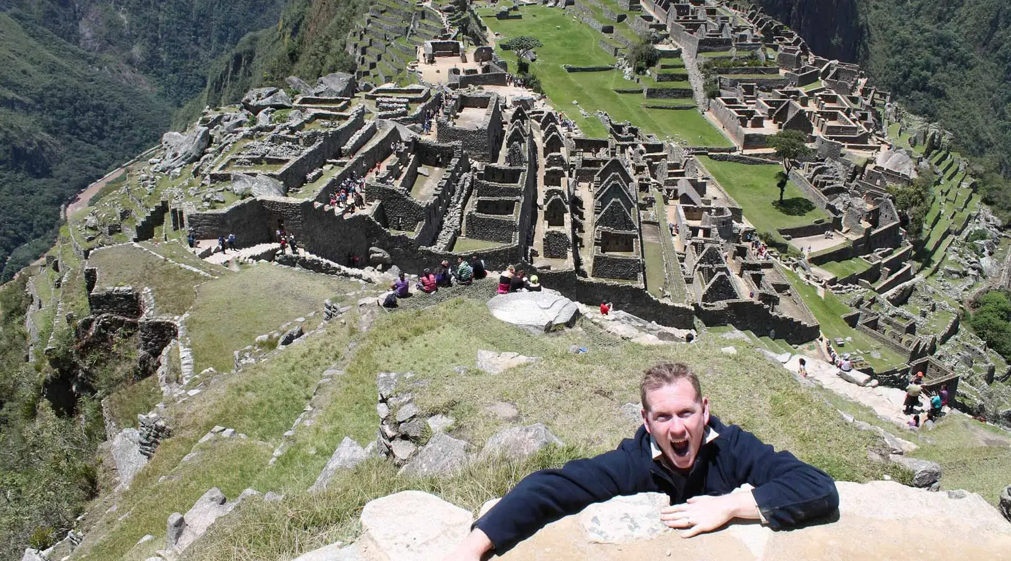 Paddy at Macchu Picchu Help Im in Machu Picchu
