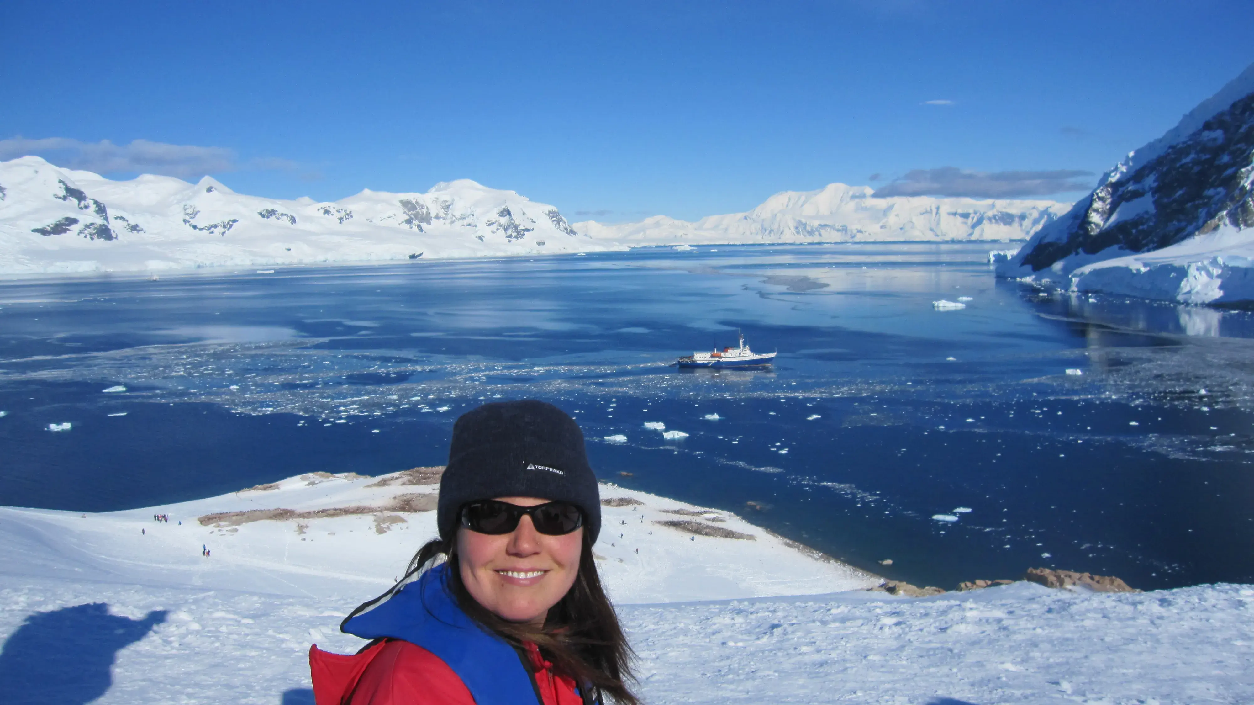 Sue in Antarctica