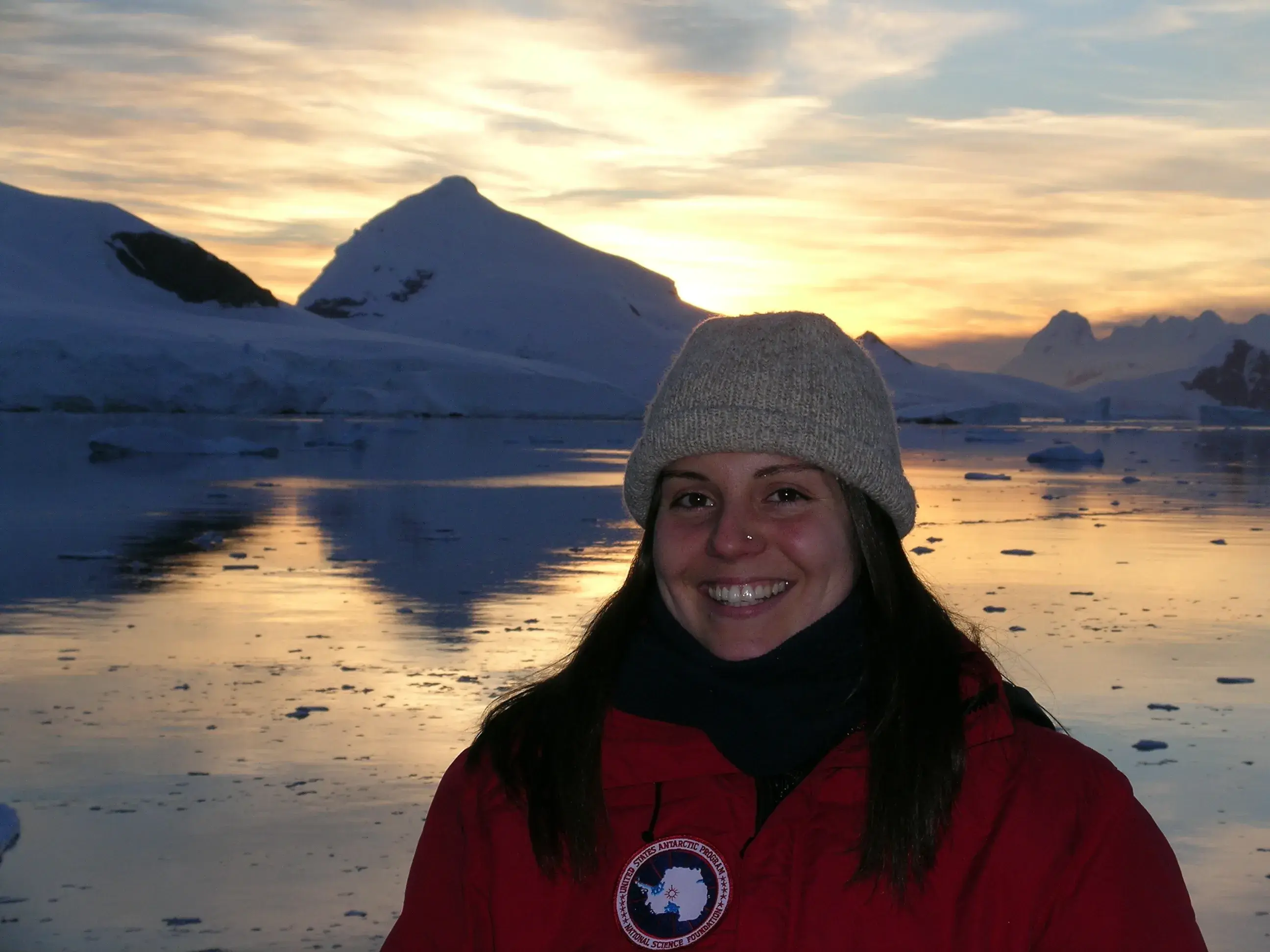 Sue in Antarctica