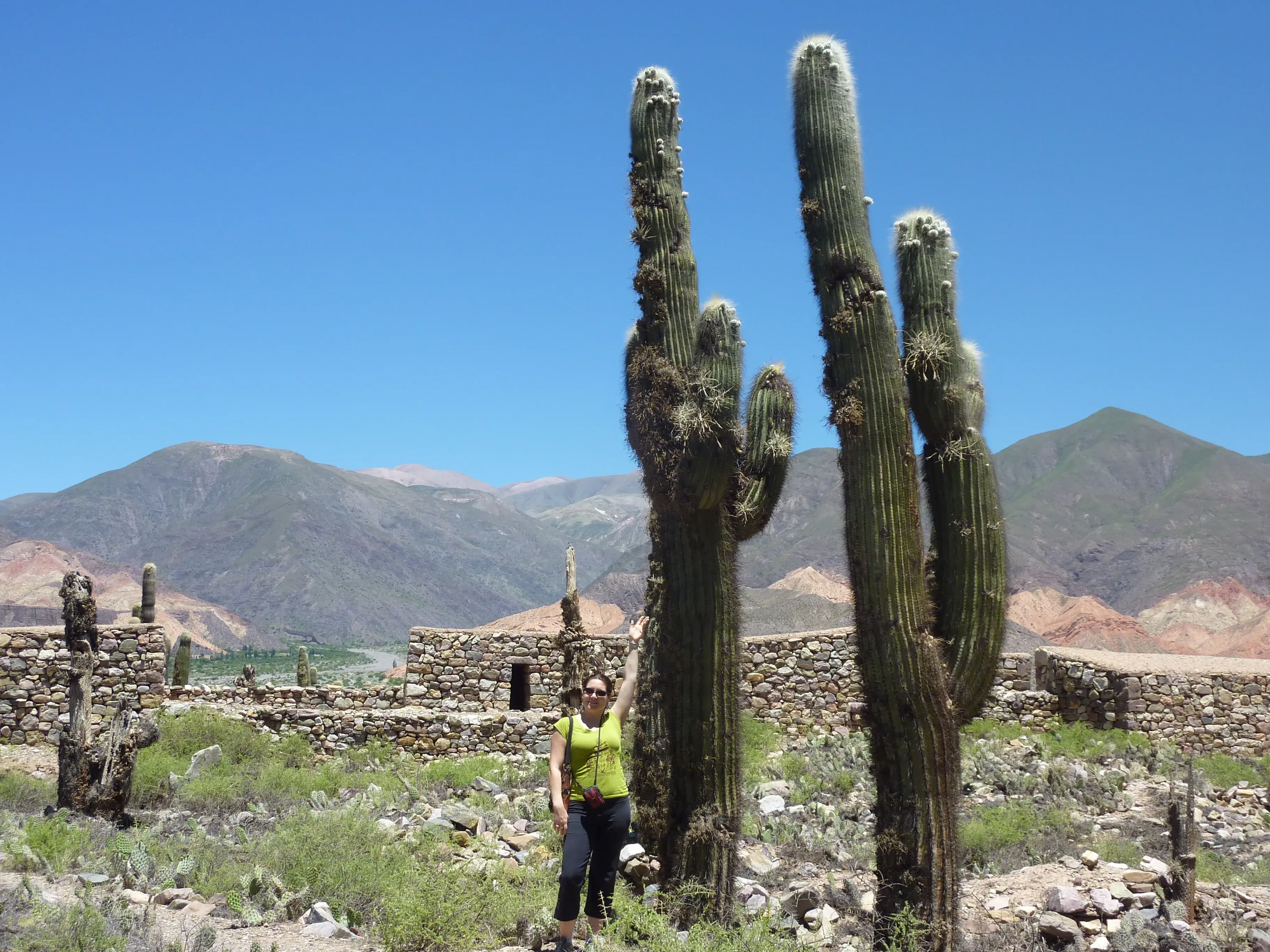 Sue in Tilcara, Argentina
