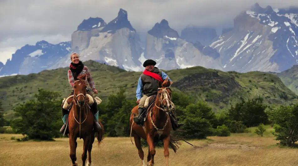 Horse riding in Patagonia