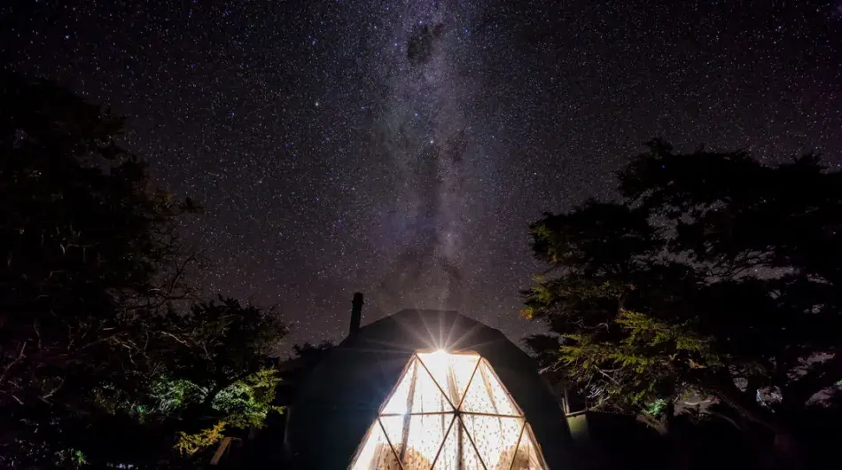 Eco Camp at Night