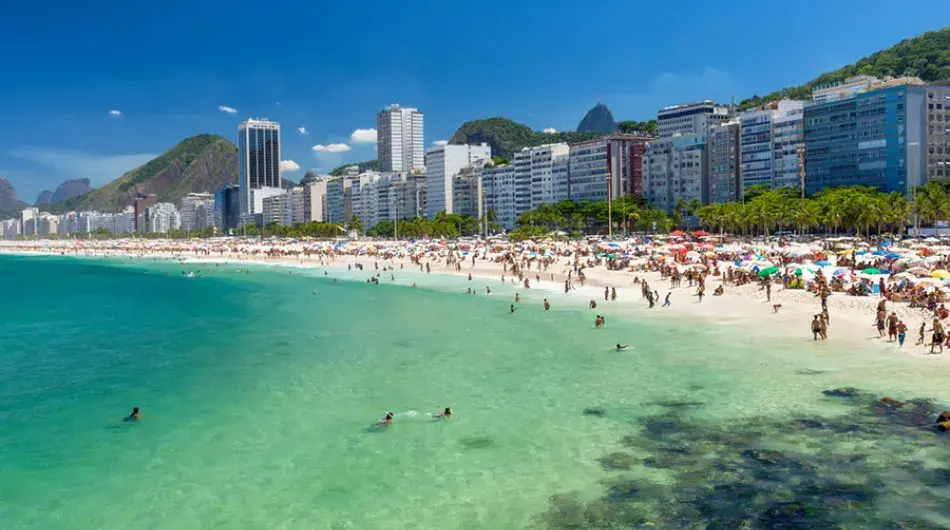 Rio de Janeiro Copacabana beach, Brazil