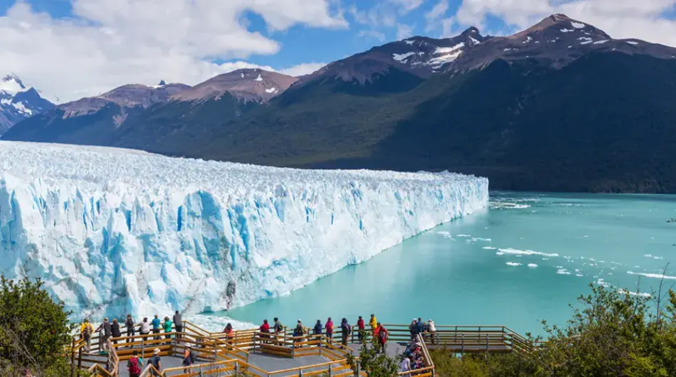Perito Moreno glacier panoramic view, El Calafate Argentina