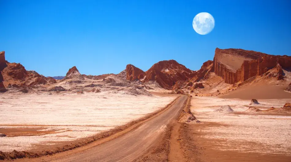 Chile Moon valley desert, Atacama Desert