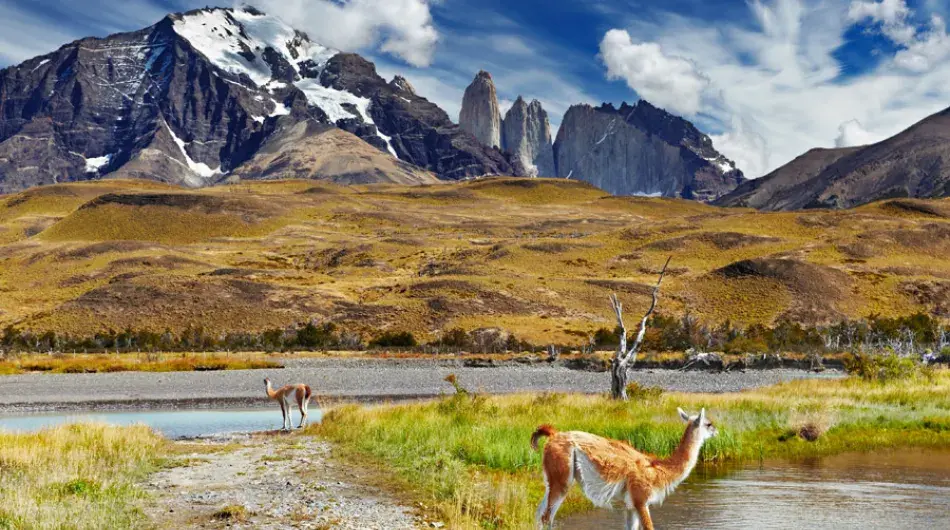 Mountains in Torres del Paine National Park, Chile