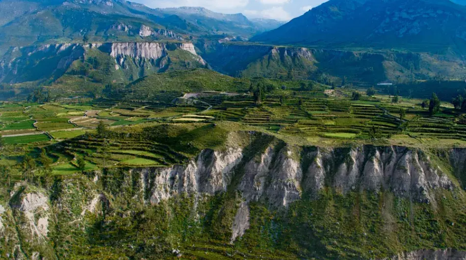 Colca canyon panoramic view