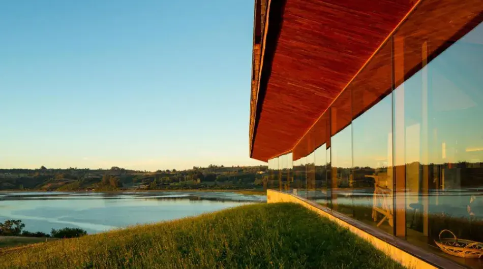 Refugia chiloe luxury hotel panoramic view