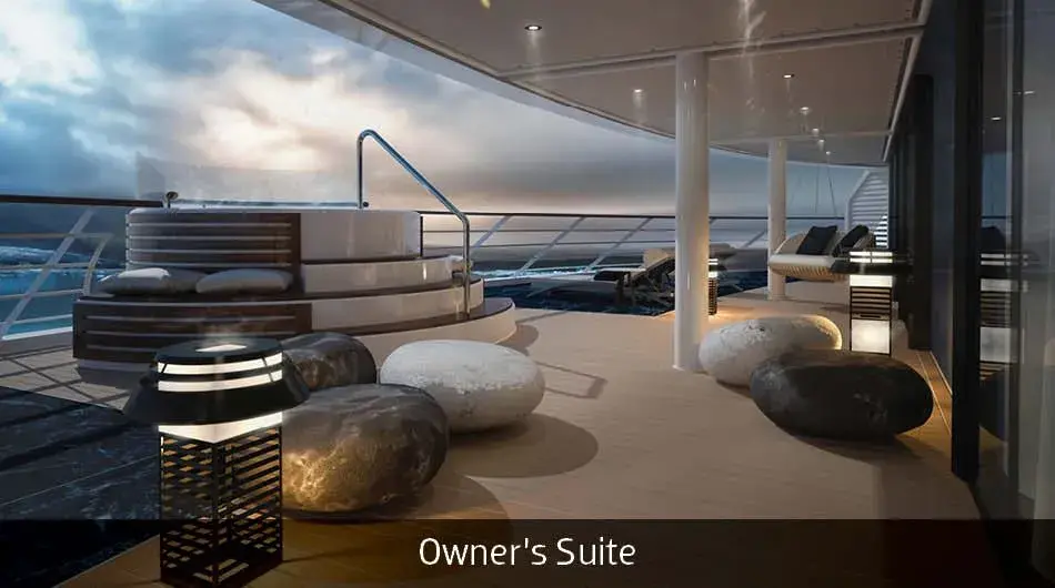 Le Commandant Charcot Owner's Suite Interior