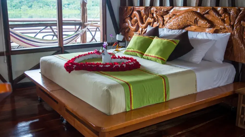 Napo wildlife center room, Ecuador
