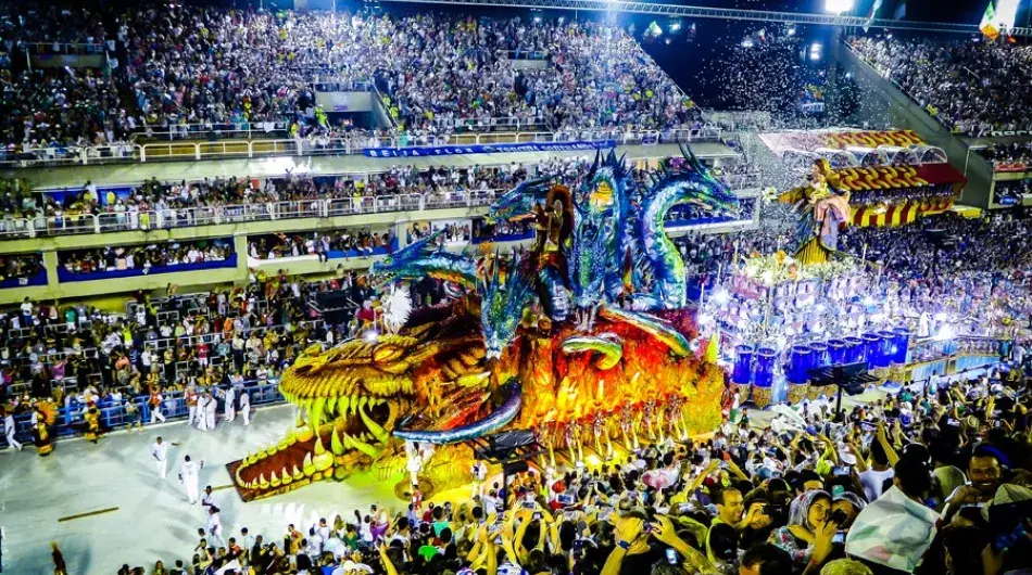 Rio de Janeiro carnival samba parade