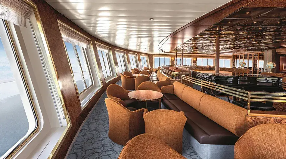 Observation Lounge on the Heritage Adventurer