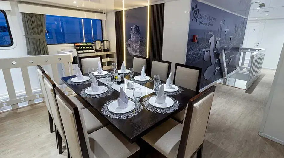 Galaxy Yacht Galapagos Islands Cruise - Dining