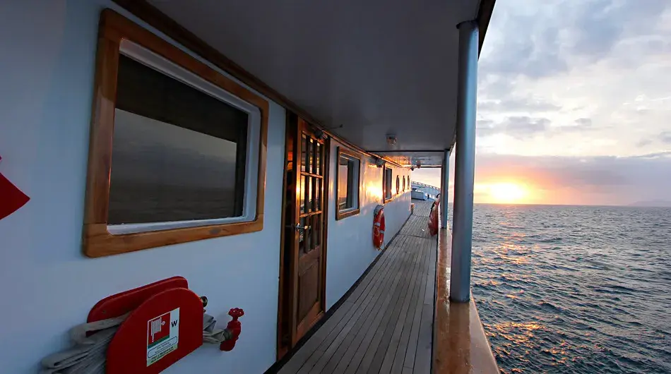 Evolution Galapagos Cruise Ship - Deck