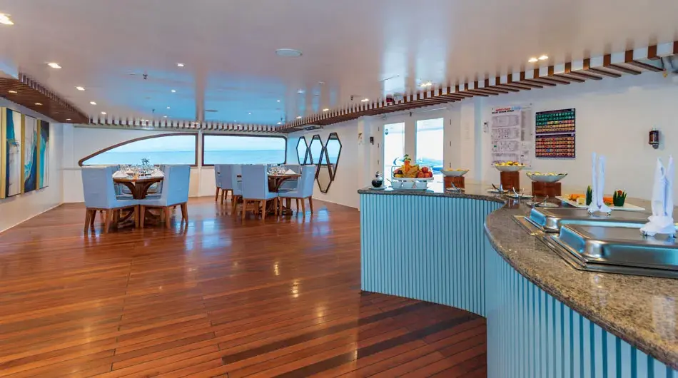 Ocean Spray Galapagos Cruise Ship - Dining Buffet 
