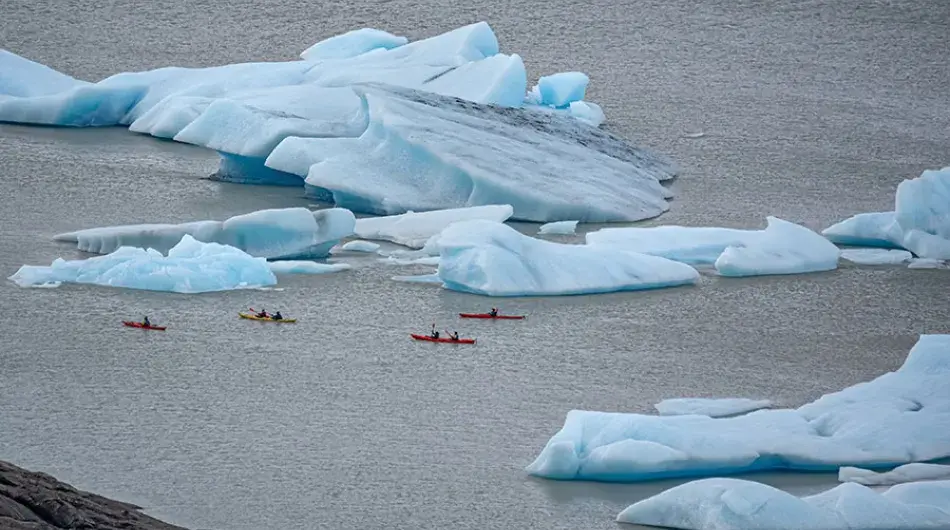 Kayak, Grey Glacier