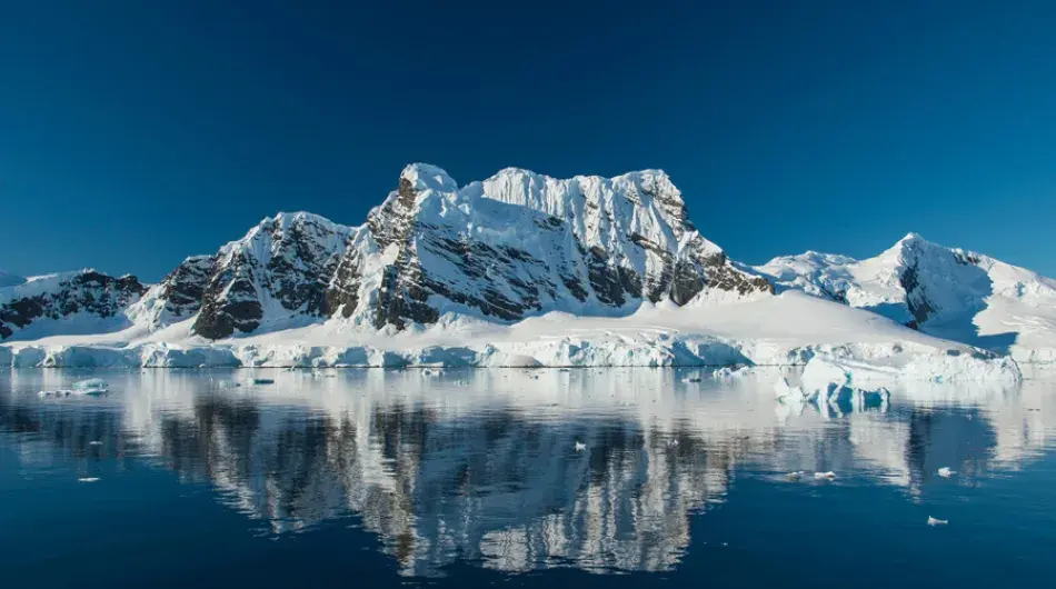 Panorama view of Antarctica's landscape