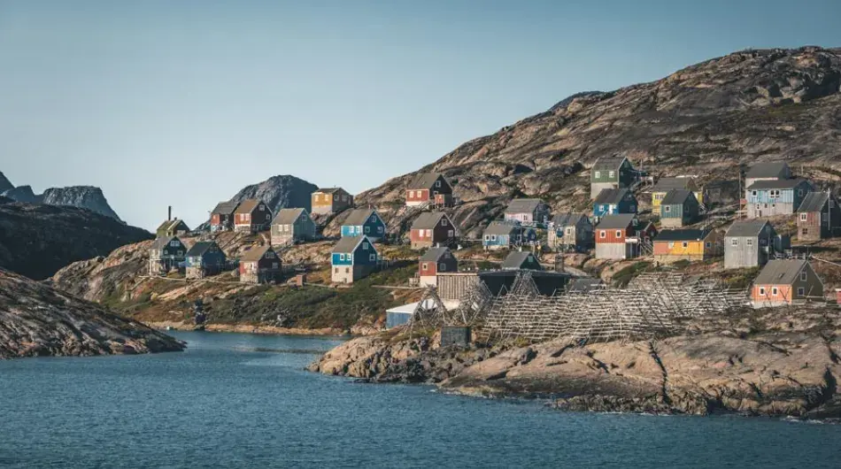 Colourful houses of Kangaamiut
