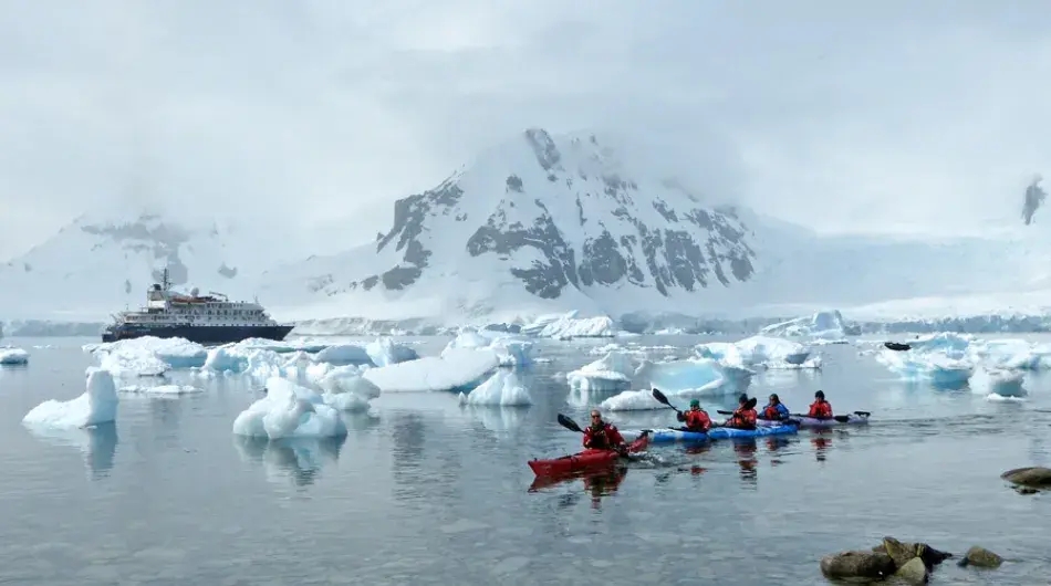Kayaking on Antarctica Cruise