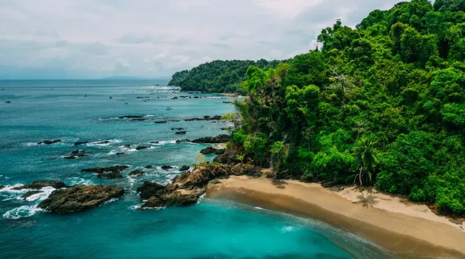 Corcovado Cano Island shoreline