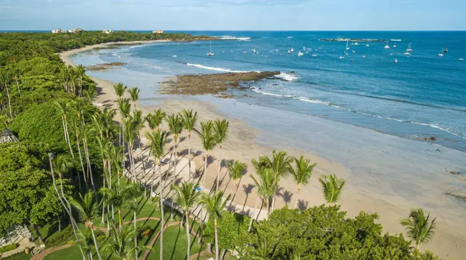 Tamarindo beach aerial, Costa Rica