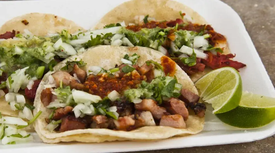 Street tacos in Cancun, Mexico