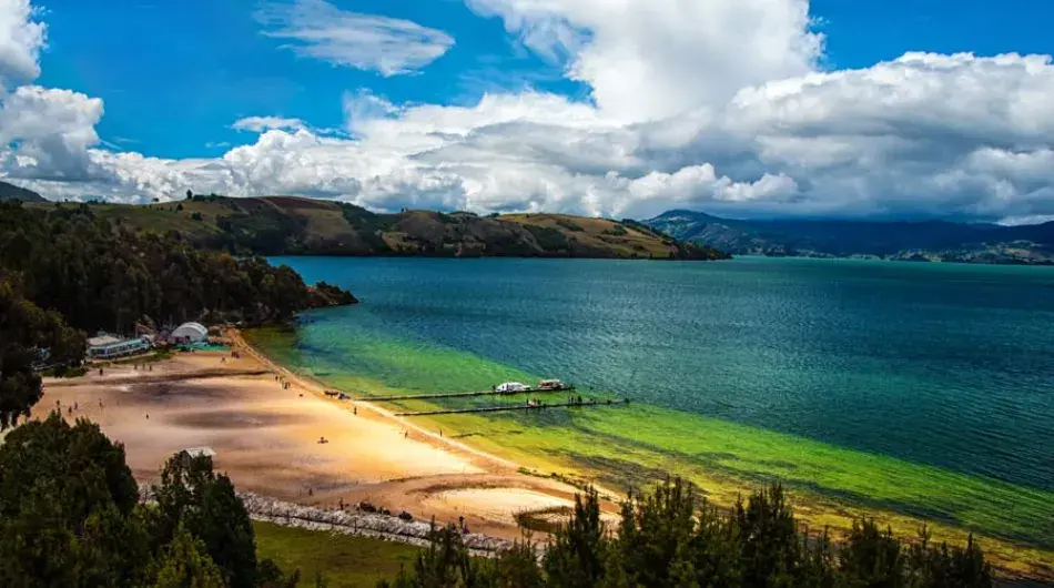 Lake Tota near Boyaca, Colombia