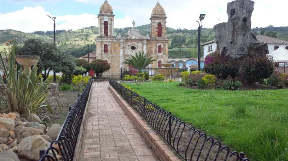 Tibasosa village centre, Colombia