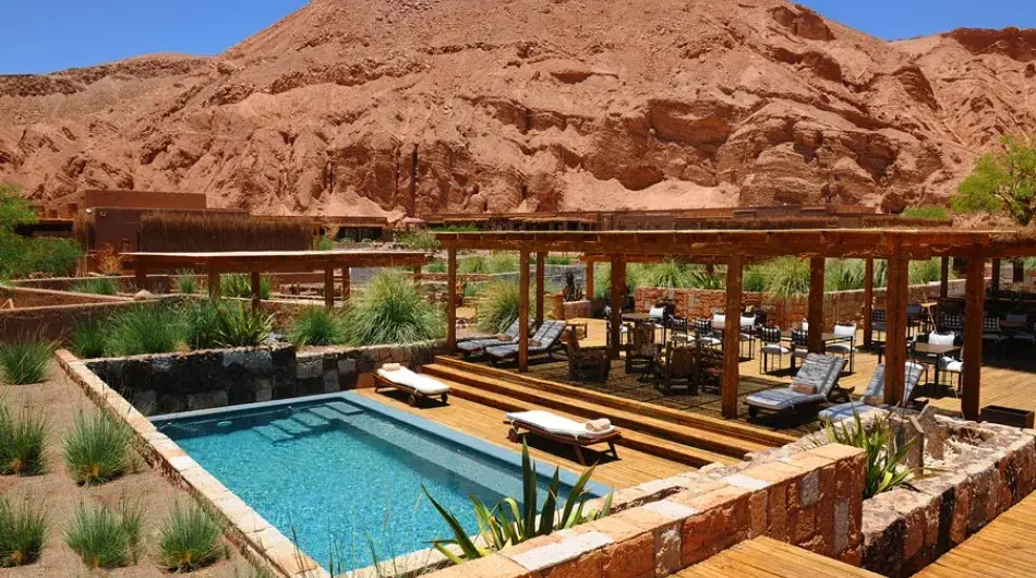 Alta Atacama Hotel pool view
