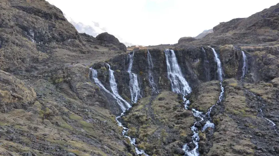 Lares Trek Waterfall