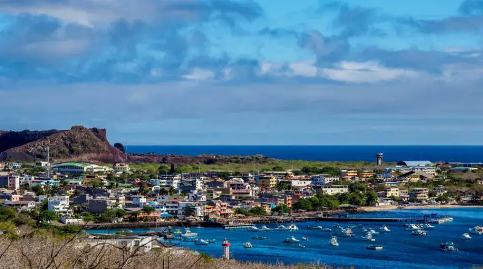 Moreno port Galapagos islands
