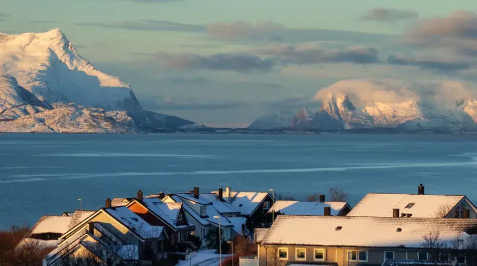 Panoramic View Of Bodo, Norway