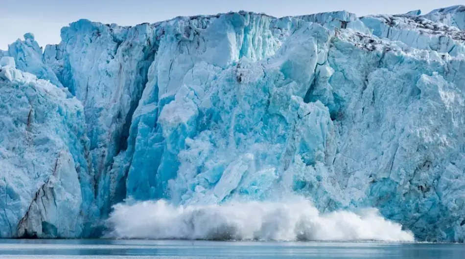 Ice Calving In The Arctic