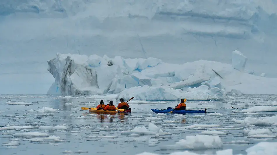 kayaking in Antarctica